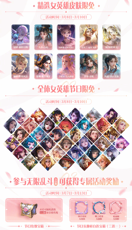 王者荣耀2024妇女节活动有什么内容-王者荣耀妇女节活动介绍