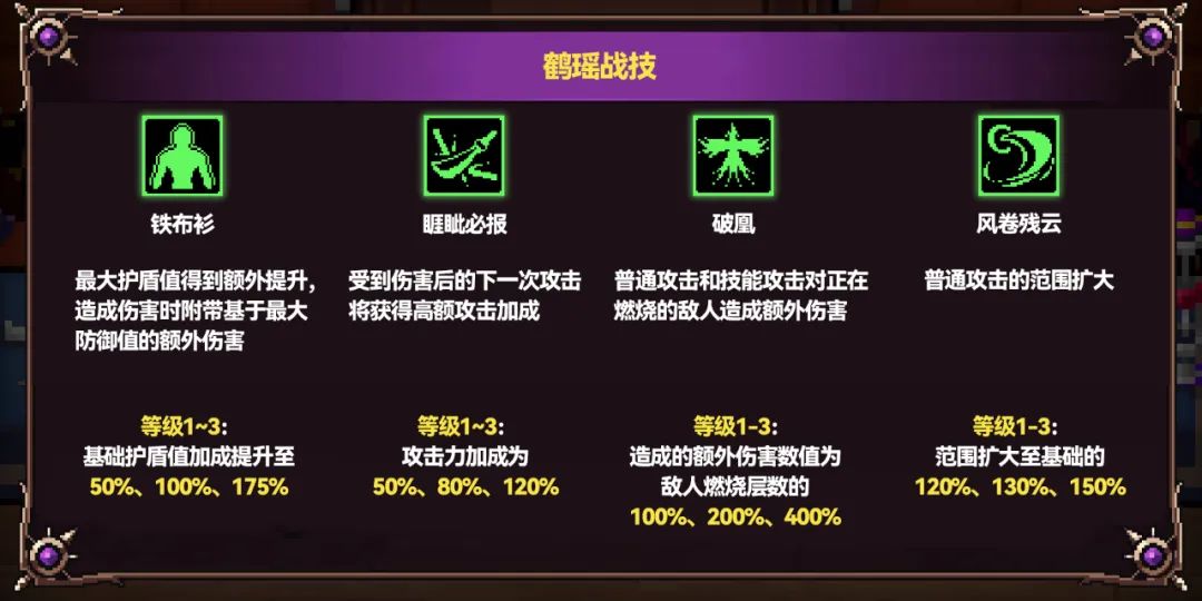 战魂铭人鹤瑶技能是什么-战魂铭人鹤瑶技能介绍