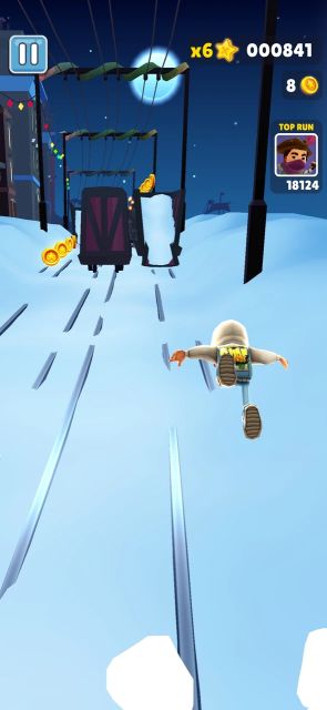 地铁跑酷踩雪版本(Subway Surf)