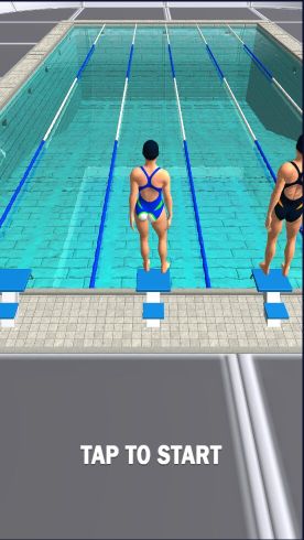 女子游泳赛