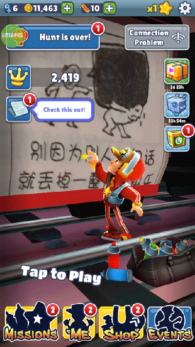 地铁跑酷小鸟金币版本(Subway Surf)