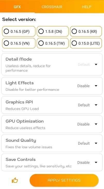 和平精英准心画质助手(GFX Tools Pro)