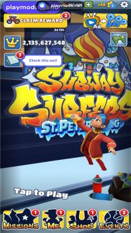 地铁跑酷playmods全地图版本(Subway Surf)