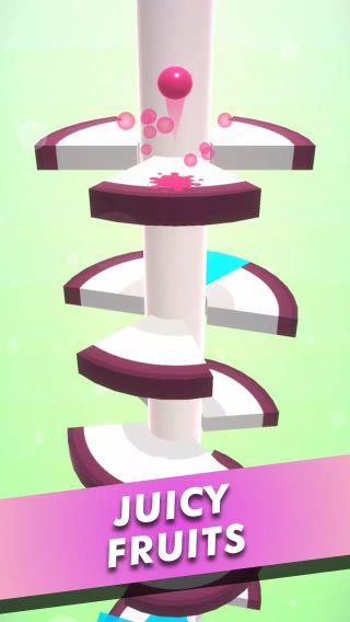 螺旋跳跃水果(Helix Jump Fruit 3d)